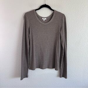 AGOLDE Women’s Maya Rib Scoop-Neck Long Sleeve T-Shirt